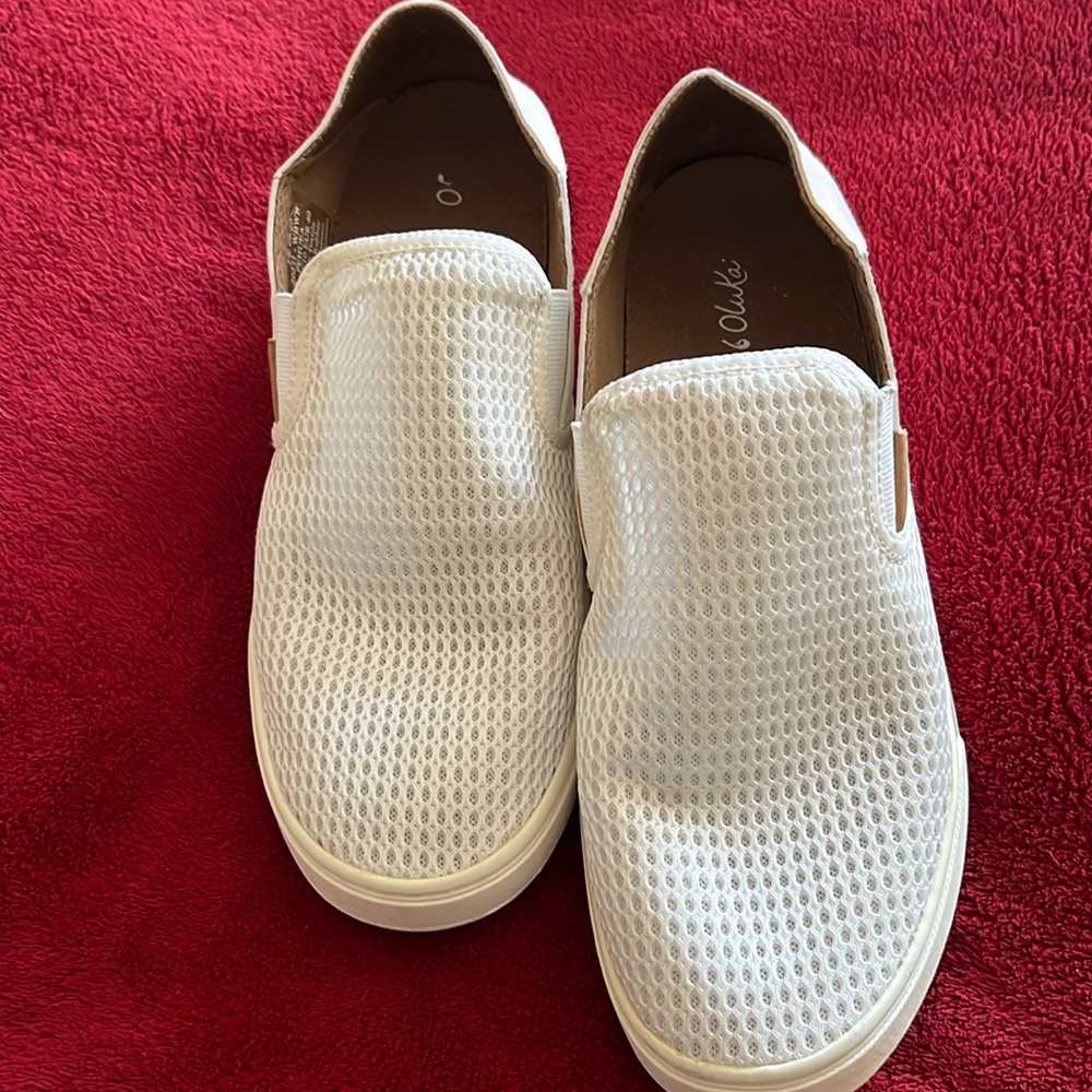 OLUKAI PEHUEA White/ Cream Shoes